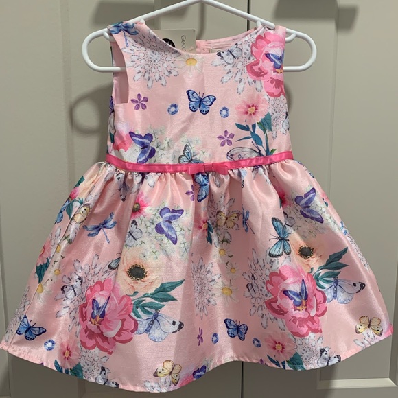 NWT GIRLS FLORAL DRESS - Picture 1 of 3